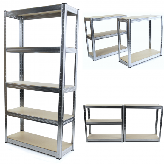 REGAŁ MAGAZYNOWY METALOWY  STOJĄCY 150cm x 75cm x 30cm 80kg