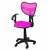 Fotel biurowy wentylowany obrotowy Model: PS89 Kolor: Różowy