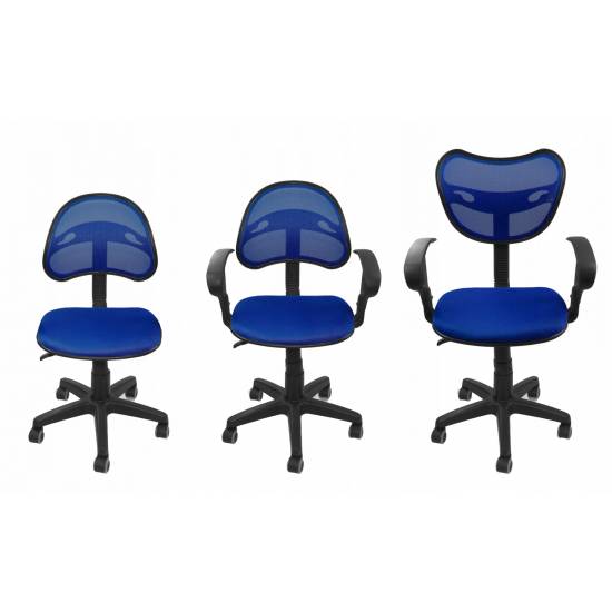 Fotel biurowy wentylowany obrotowy Model: PS89 Kolor: Niebieski