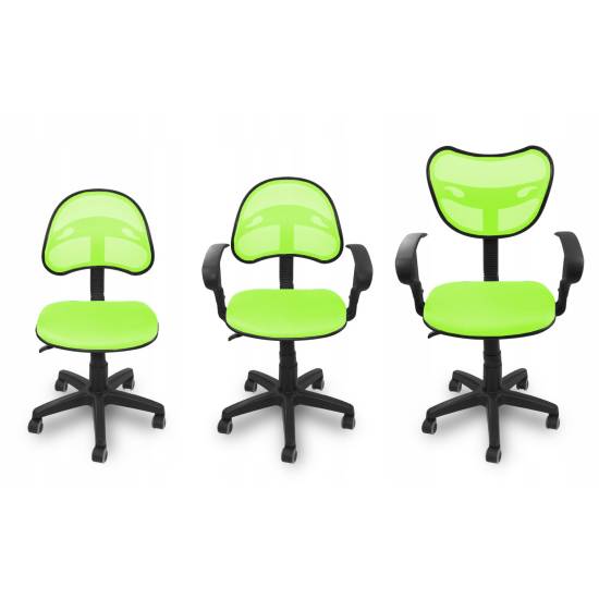 Fotel biurowy wentylowany obrotowy Model: PS89 Kolor: Zielony