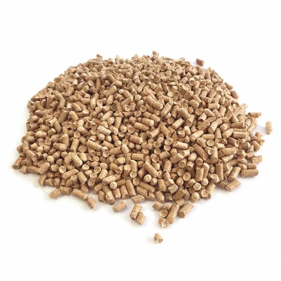 ŻWIREK DREWNIANY PELLET DLA KOTA KRÓLIKA ŚWINKI 15KG JASNY